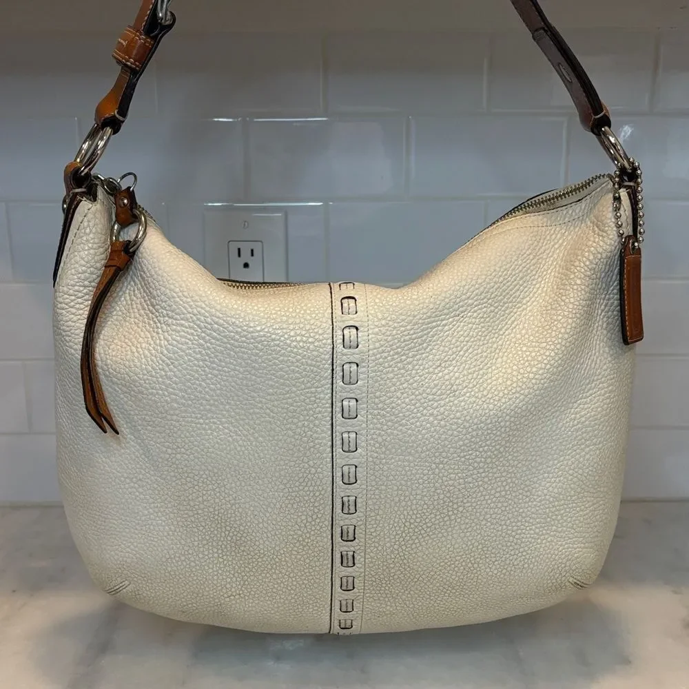 Coach Bag Purse Handbag Y2K Leather Soho Pebbled Dinky Slouch Hobo Shoulder Bag